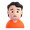 person frowning